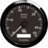 Tachimetro con bussola GPS nero/nero
