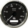 Tachimetro con bussola GPS, nero/lucido