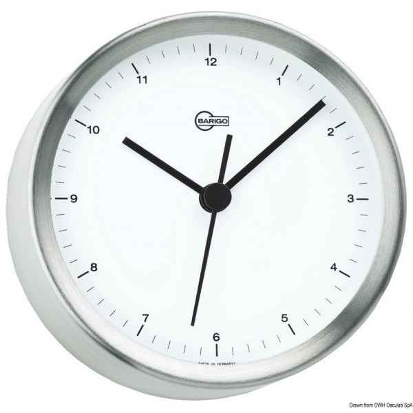Barigo Steel quartz clock - N°1 - comptoirnautique.com 