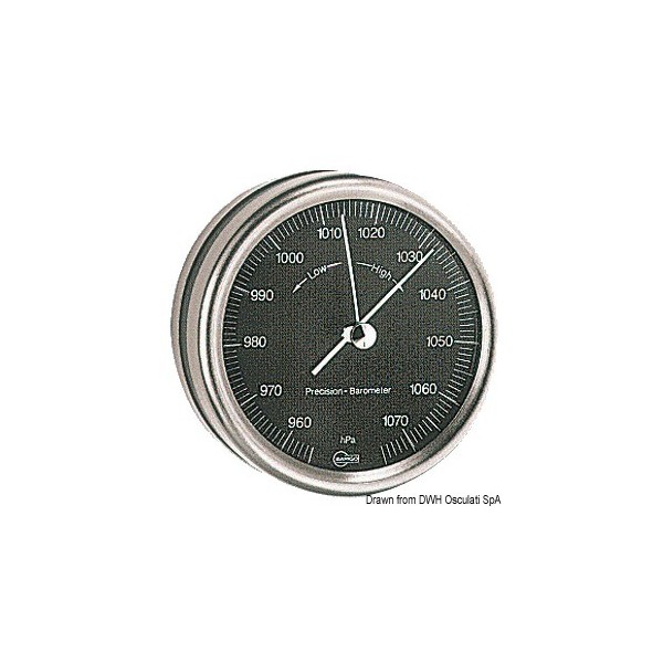 Barigo Orion barometer black dial - N°1 - comptoirnautique.com 