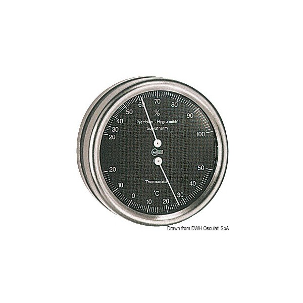 Termoigrometro Barigo Quadrante nero Orion  - N°1 - comptoirnautique.com