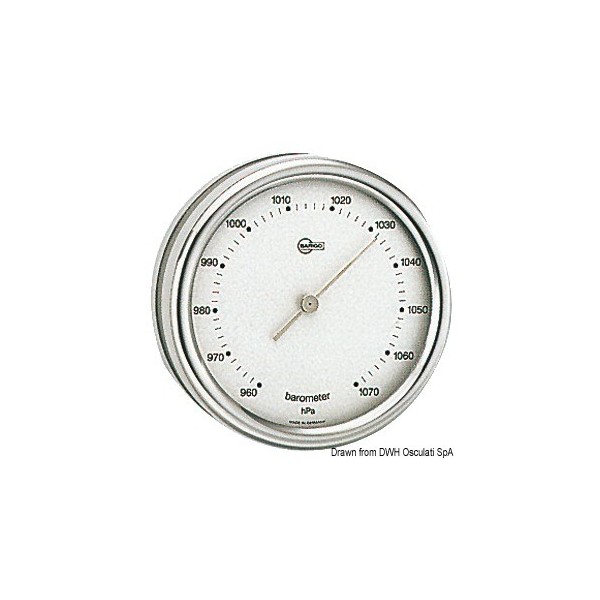 Barometro Barigo Quadrante argento Orion  - N°1 - comptoirnautique.com