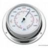Barometro Barigo Sky acciaio inox lucido/bianco 