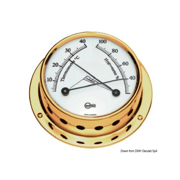 Hygro-termometro lucido Barigo Tempo S  - N°1 - comptoirnautique.com