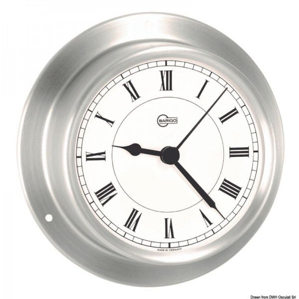 Uhr Barigo Sky Edelstahl satiniert/weiß - N°1 - comptoirnautique.com 