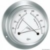 Hygro-termometro Barigo Sky acciaio inox satinato/bianco  - N°1 - comptoirnautique.com