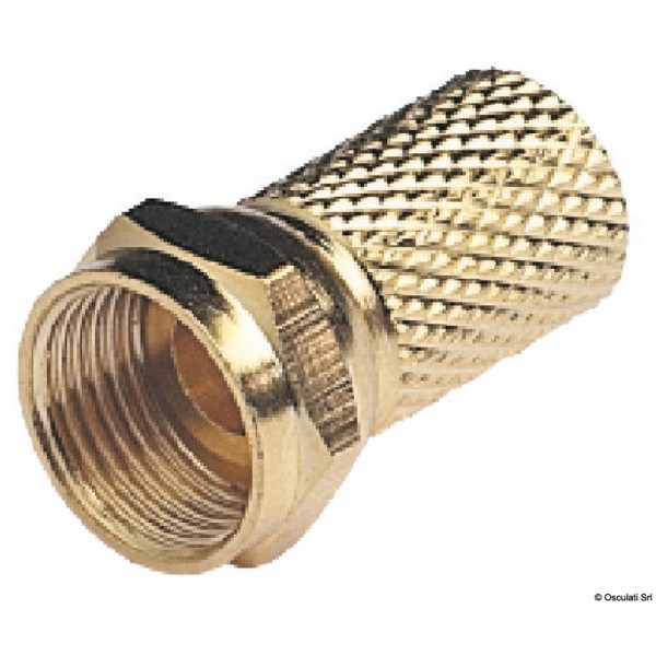 Connettore femmina GLOMEX Gold Platea - N°1 - comptoirnautique.com