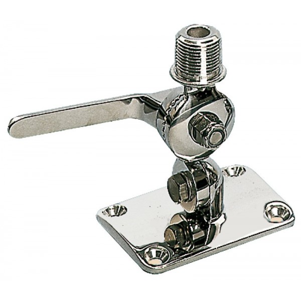 Doppia base girevole per antenne AISI 316 - N°1 - comptoirnautique.com
