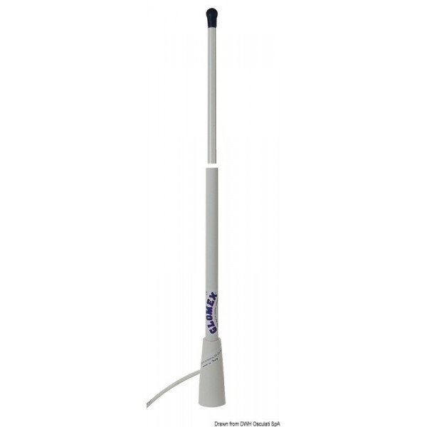 Glomex fiberglass antenna for CB 150 cm  - N°1 - comptoirnautique.com 