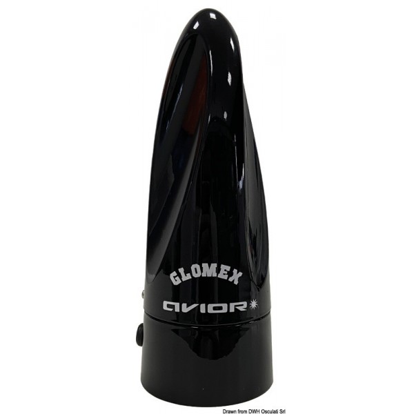 GLOMEX Antenna TV/AM-FM nera  - N°1 - comptoirnautique.com