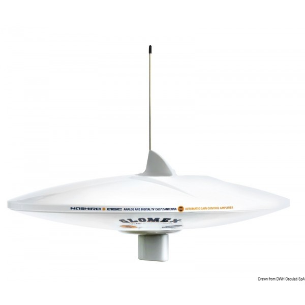 GLOMEX Nashira AGC/DAB AM-FM Antenna TV  - N°1 - comptoirnautique.com