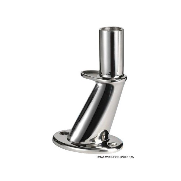 Glomex base dell'antenna AISI316 lucidata 126 mm - N°1 - comptoirnautique.com