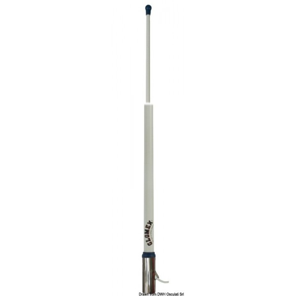 GLOMEX RA1225HP Antenna VHF 2,4 m - N°1 - comptoirnautique.com