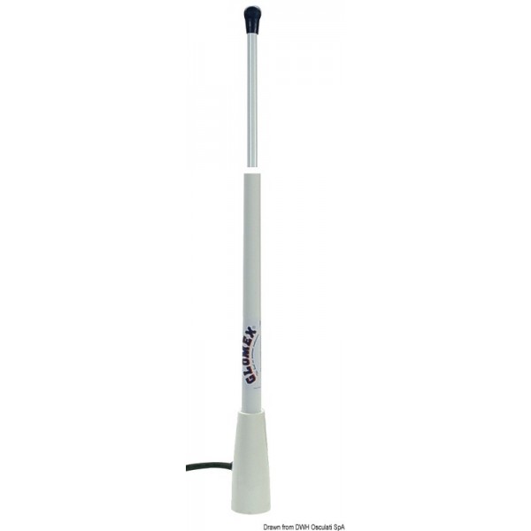 GLOMEX RA 400 Antenna VHF bianca - N°1 - comptoirnautique.com