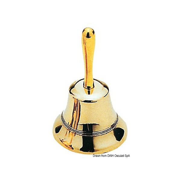 Tischglocke aus poliertem Messing - N°1 - comptoirnautique.com