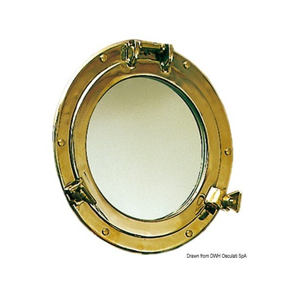 Porthole mirror Ø 300 mm - N°1 - comptoirnautique.com