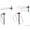 -Porta a doppio battente in acciaio inox 210 mm 