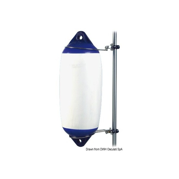 -doppia porta pieghevole in acciaio inox 230 mm  - N°2 - comptoirnautique.com