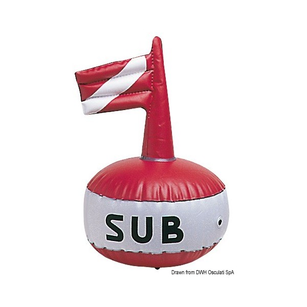 Boa subacquea gonfiabile grande 38 x 63 cm - N°1 - comptoirnautique.com