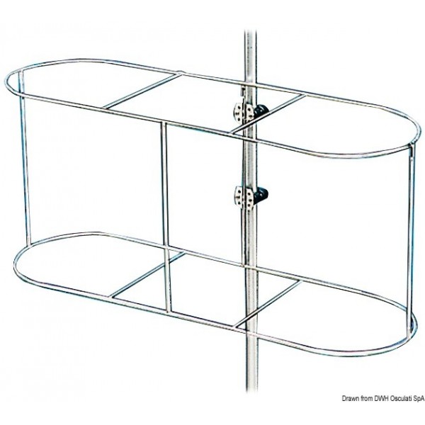 Soporte de guardabarros 520 x 260 mm - N°1 - comptoirnautique.com