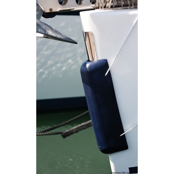 Guardabarros de proa azul de 630 mm - N°2 - comptoirnautique.com