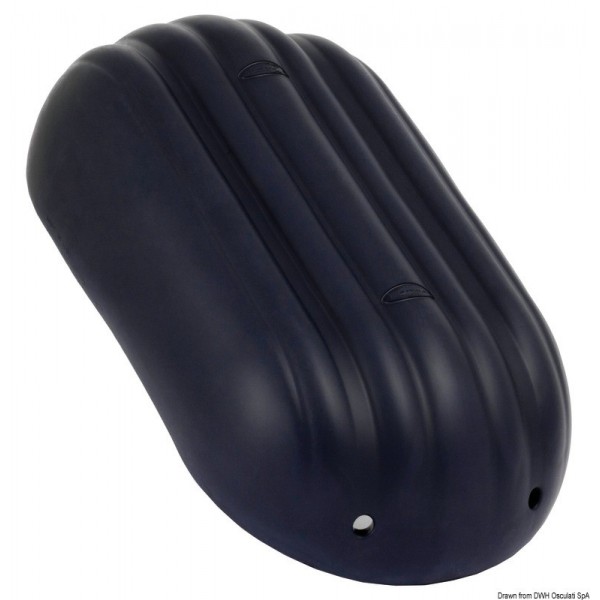 Pare-battage coque/poupe 560 mm bleu  - N°1 - comptoirnautique.com