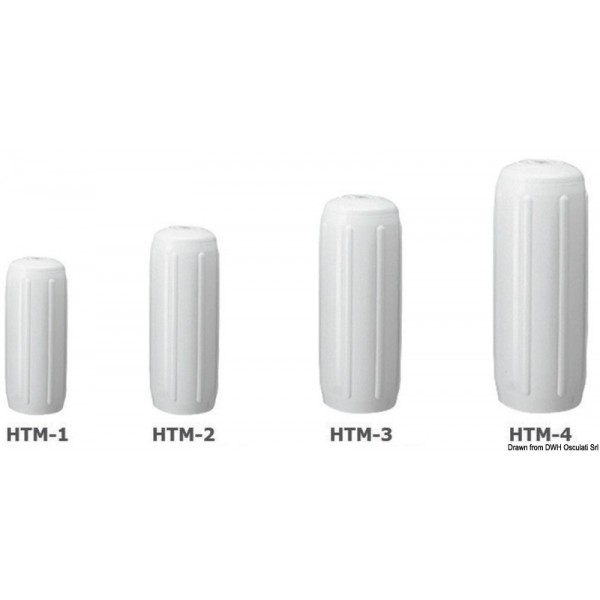 Para-choques branco Polyform HTM1 - N°2 - comptoirnautique.com