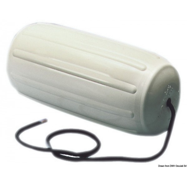 Polyform HTM1 white fender - N°3 - comptoirnautique.com