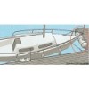 White PVC inflatable fender for pontoon boat - N°3 - comptoirnautique.com 