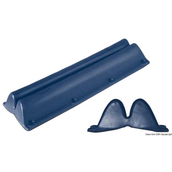 1000 mm blue pontoon fender - N°1 - comptoirnautique.com