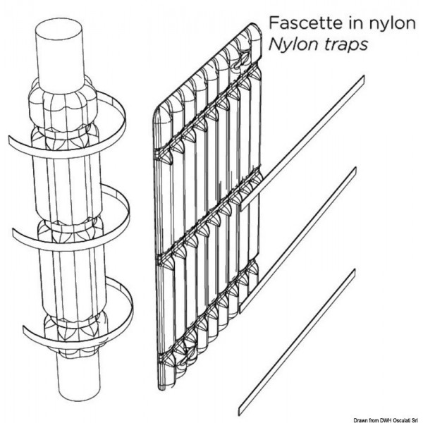 Ponton-Fender 800 mm blau - N°2 - comptoirnautique.com