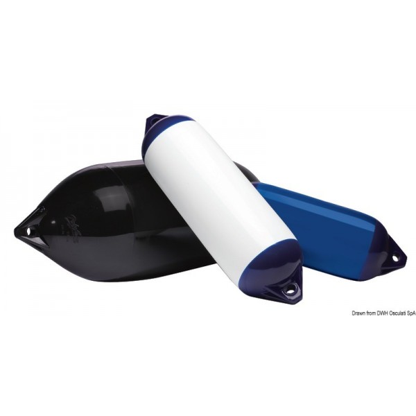 Polyform F4 black head fender - N°3 - comptoirnautique.com