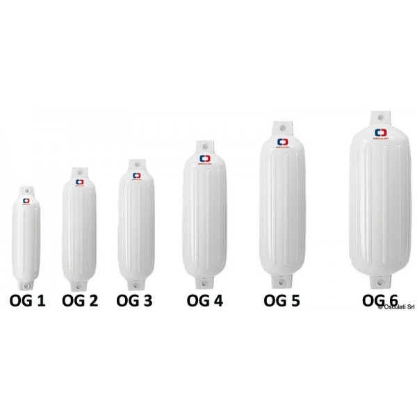 Osculati OG1 white fender - N°3 - comptoirnautique.com