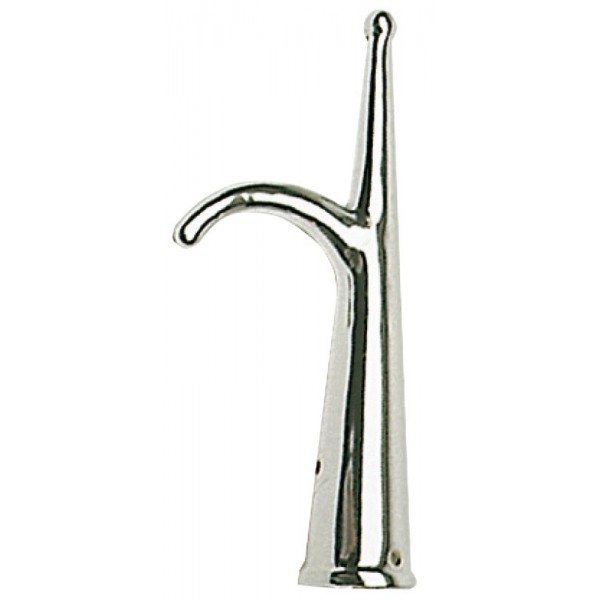 Gancio da barca in ottone cromato da 32 mm - N°1 - comptoirnautique.com