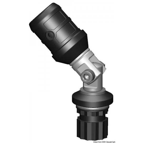 Giunto di fissaggio per tubi filettati Ø 22 mm AISI321 - N°1 - comptoirnautique.com