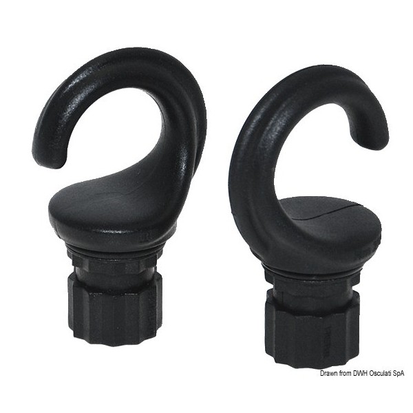 Pair of mosqueton-type Fasten open rings75x46mm - N°1 - comptoirnautique.com