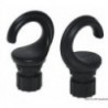 Paire anneaux ouverts Fasten type mosqueton75x46mm 