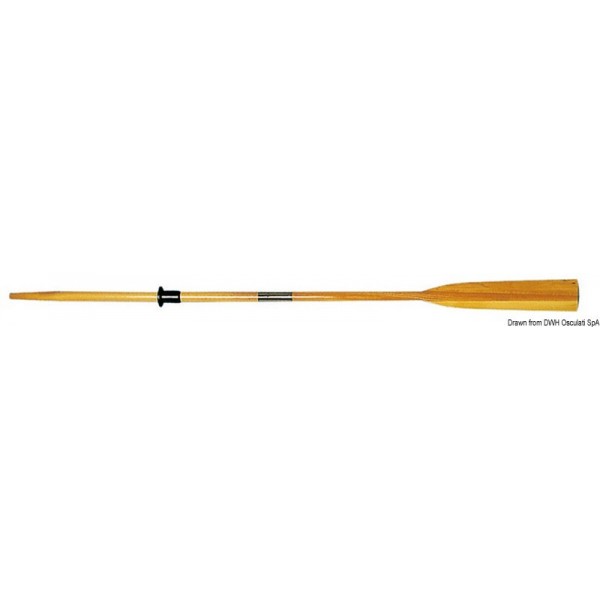 Beech split oar 250 cm - N°2 - comptoirnautique.com 