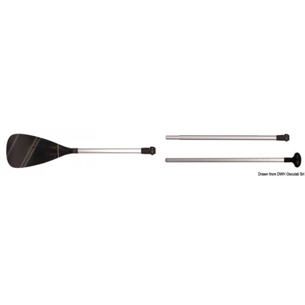 Remo de alumínio para SUP 175/215 cm - N°1 - comptoirnautique.com