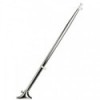 Asta per bandiera in acciaio inox 30° - 120 cm + supporto in acciaio inox - N°2 - comptoirnautique.com