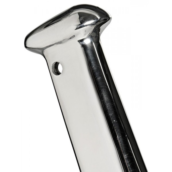 Asta per bandiera in acciaio inox con sezione profilata - 61 cm - N°3 - comptoirnautique.com