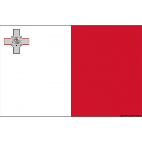 Padiglione Malta 50 x 75 cm - N°1 - comptoirnautique.com