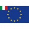 Bandiera UE Italia 30 x 45 cm