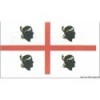 Bandiera regionale della Sardegna 20 x 30 cm - N°1 - comptoirnautique.com