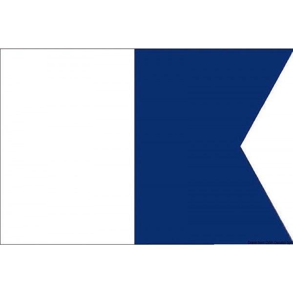 Flag letter A 20 x 30 cm - N°1 - comptoirnautique.com
