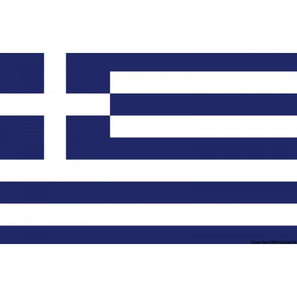 Pabellón de Grecia 70 x 100 cm - N°1 - comptoirnautique.com