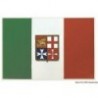 Bandera de la marina mercante italiana 11 x 16 cm