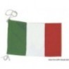 Bandera de cortesía Italia poliéster 20 x 30 cm