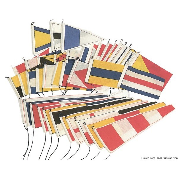 40 bandiere Grand Pavois 14 x 20 cm - N°1 - comptoirnautique.com