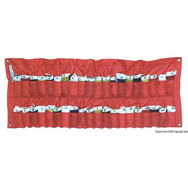 40 bandierine Grand Pavois con custodia - N°1 - comptoirnautique.com